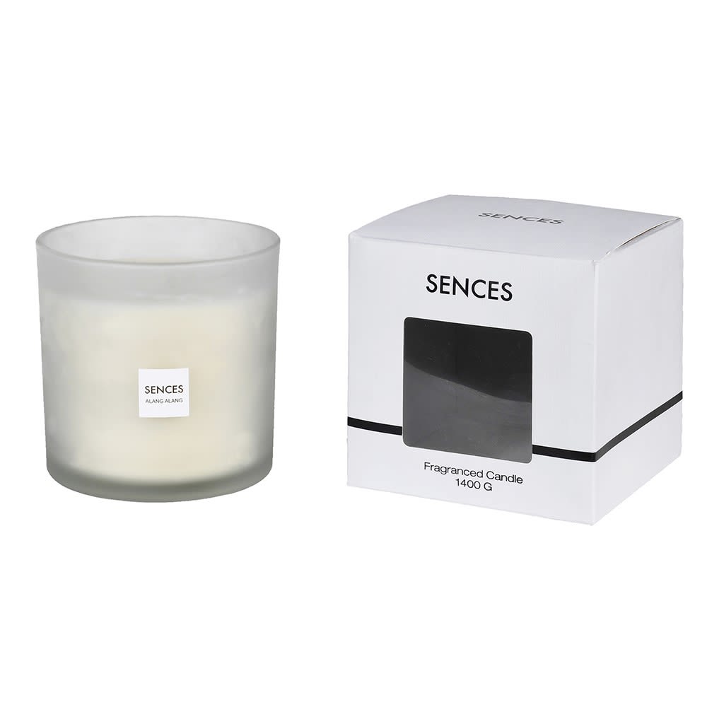 Large White 3 Wick Candle
