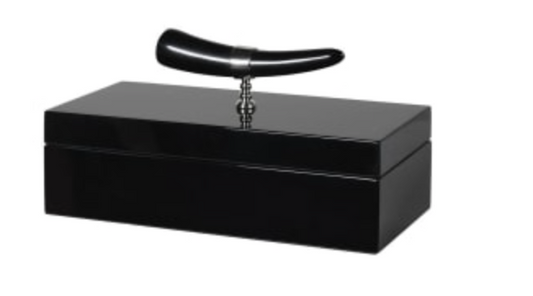 Black Horn Handle Box