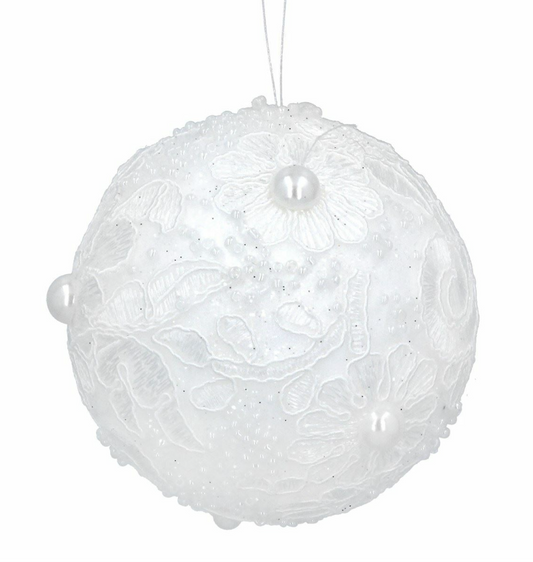 White lace bauble